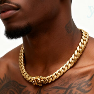 8/10/12/14/16/18/20/22mm Miami Cuban Link Chain  with Gold Plated Dragon Head Buckle3